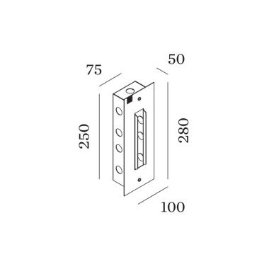 STRIPE 2.2 PL KIT/REC HOUSING