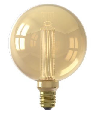 LED GLASSFIBER GLOBE LAMP G125 220-240V 3,5W 120LM E27 GOLD