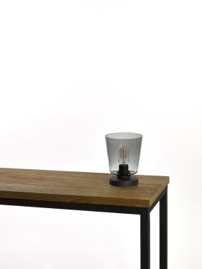 TABLE LAMP 0287-L1 SMALL DARK BRONZE 1*E27
