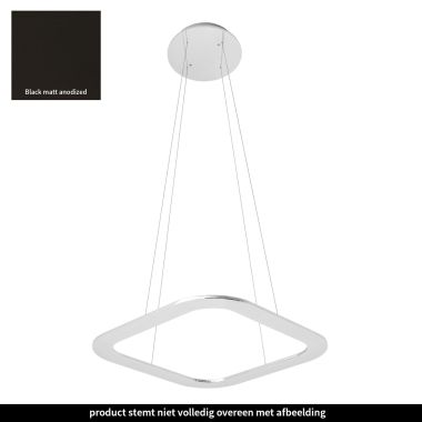 PIANI QUADRO 48 UPLIGHTER SUSPENSION NOIR ANODISÉ