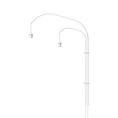 WILLOW WALL HANGER DOUBLE WHITE H 123 CM