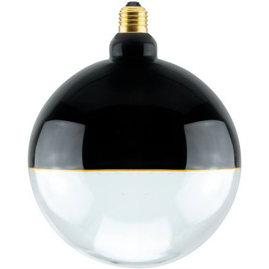 LED LAMP T-TONE GLOBE 188 BLACK - CLEAR 2200K DIM E27