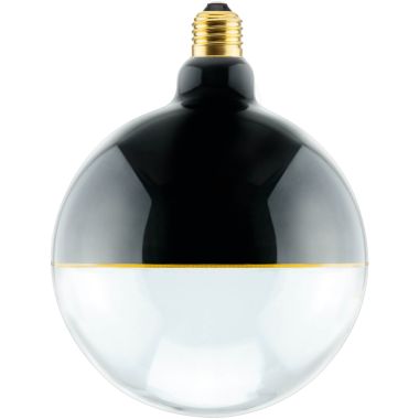 LED LAMP T-TONE GLOBE 145 BLACK - CLEAR 2200K DIM E27