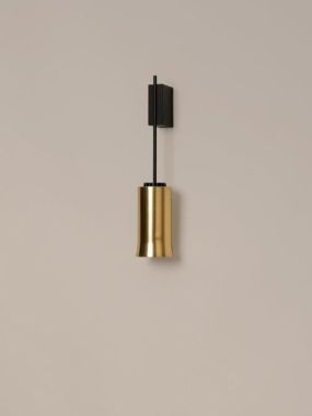 CIRIO LAMPSHADE POLISHED BRASS. DIMMING 1-10 V