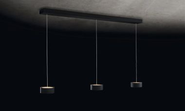 FAVOR HANGLAMP 3X LED 2200-2850K CRI>90 DIMBAAR PENDELS