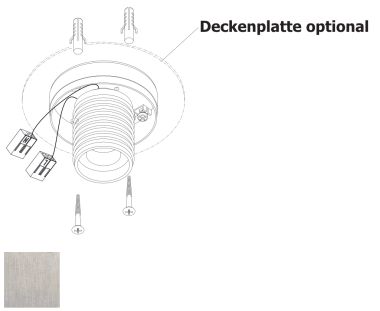 AFDEKPLAAT 100MM HOLTKOETTER PLISSEE D ALUMINIUM MAT