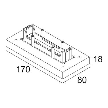 MOUNTING KIT DOT.COM M4 TRIMLESS CSC