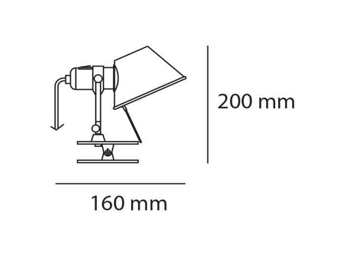 Artemide - Tolomeo Micro Pinza - A010800