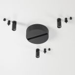 CEILING BASE MULTI 3 BLACK